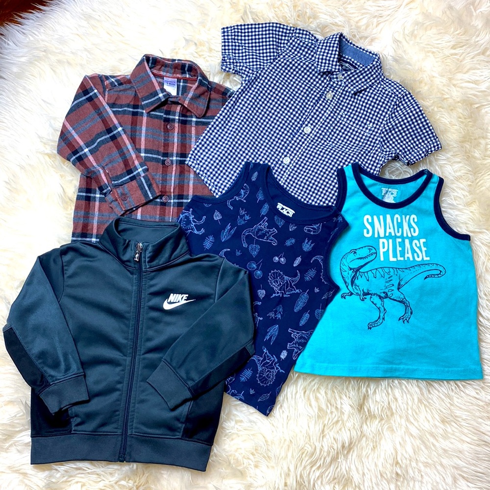 •toddler• <boys> 18M {NIKE} jacket & top lot